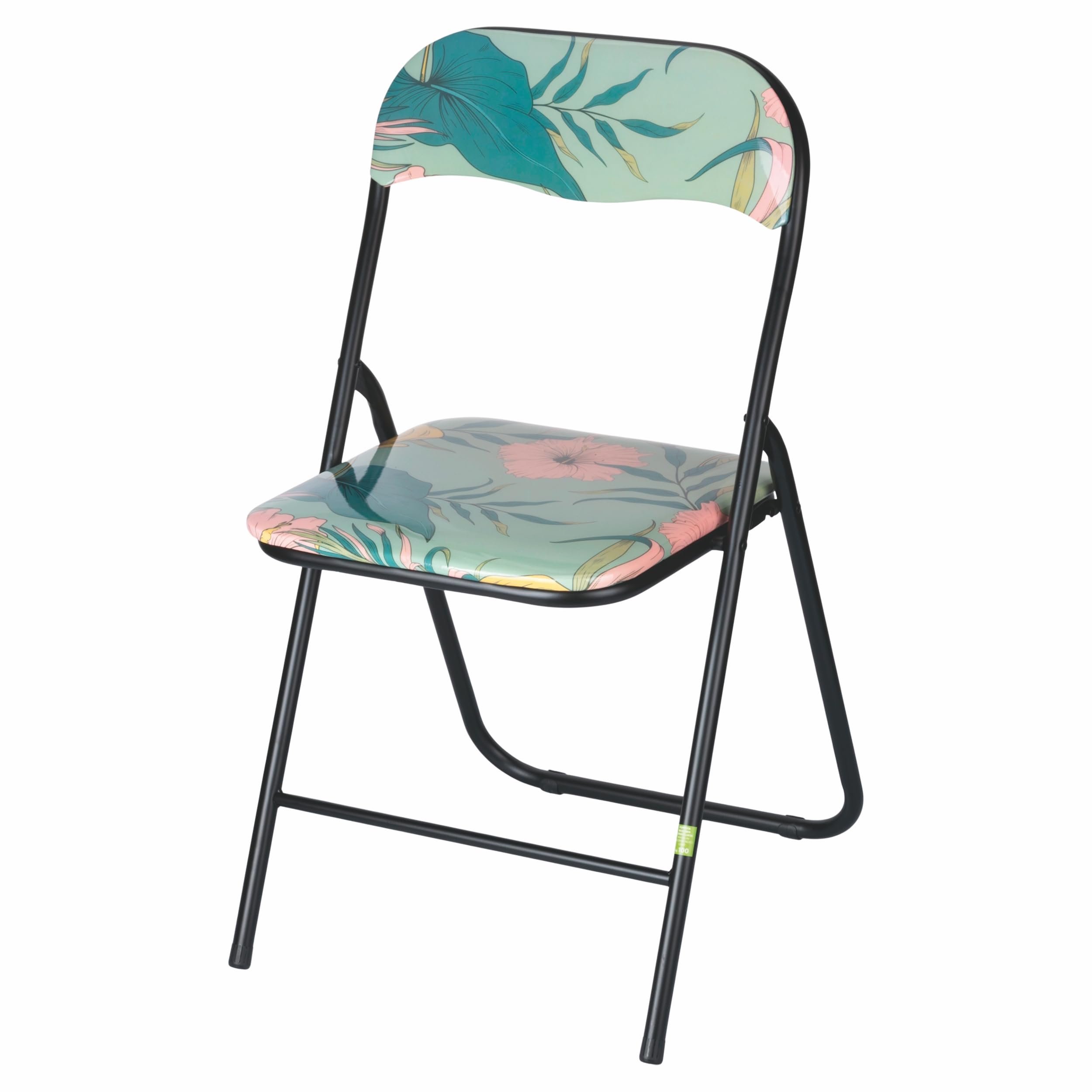 Este Lot de 6 chaises Pliantes, Pliables et Peu encombrantes, 43,5 x 45 x 79 cm, décoration Florale, botanique siblique