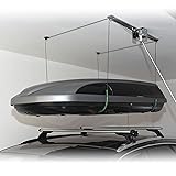 Auto Kfz Dachboxenlift Dachboxlift Dachbox Dachboxen Deckenlift Garagenlift Carportlift Dachboxenhalter Deckenhalter mit Kurbel bis 100kg Traglast