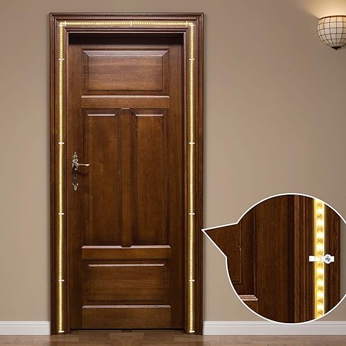 Miniatura 5 de Boao 200 paquete de soportes de montaje de tira de luces LED de Navidad, clips de fijación, abrazaderas de luz LED de un lado con tornillos para 10