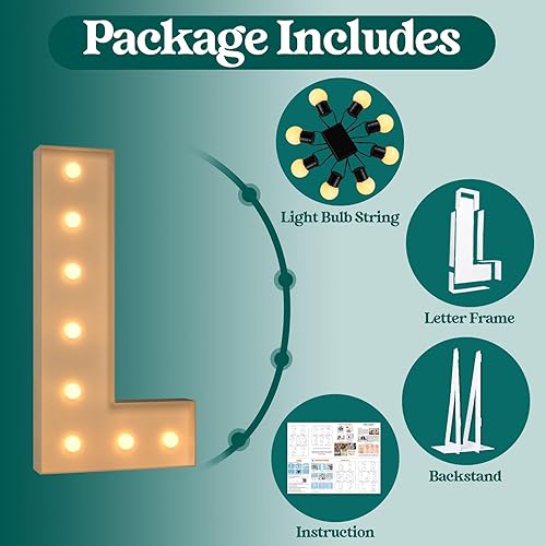 Miniatura 66 de Números iluminados grandes de 4 pies, números de marquesina 2 para decoraciones de cumpleaños de 21 para niños y niñas, números gigantes iluminados