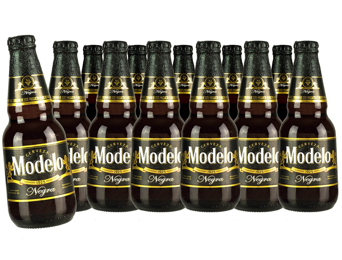 12 Flaschen Cerveza MODELO Negra 5,3% vol dunkles Bier aus Mexiko