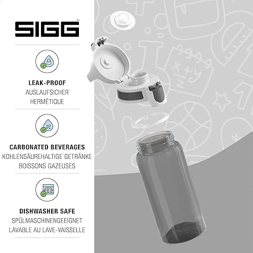 Miniatura 9 de SIGG - Botella de agua para niños - VIVA ONE - Fabricado en Alemania - Apto para lavavajillas - Bebidas carbonatadas - Deportes y escuela - 17 Oz