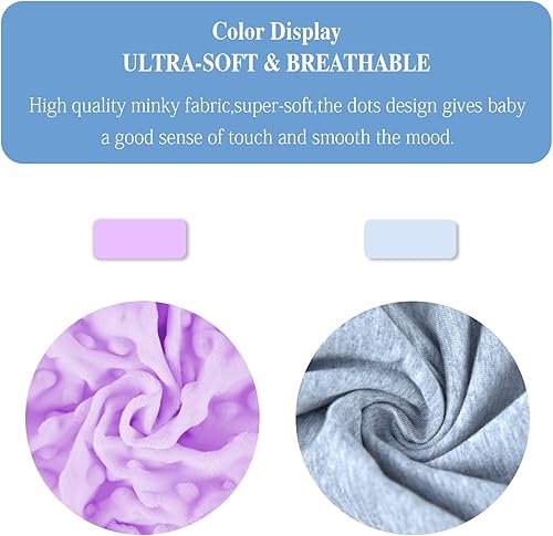 Miniatura 2 de Almohada y posicionador de lactancia, almohada de lactancia materna, alimentación con biberón, soporte para bebé, con 2 fundas extraíbles lavables a