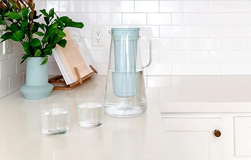 Miniatura 6 de LifeStraw Inicio - Jarra de filtro de agua, 10 tazas, espuma de mar, sin BPA, diseñada para la protección diaria contra bacterias, parásitos,