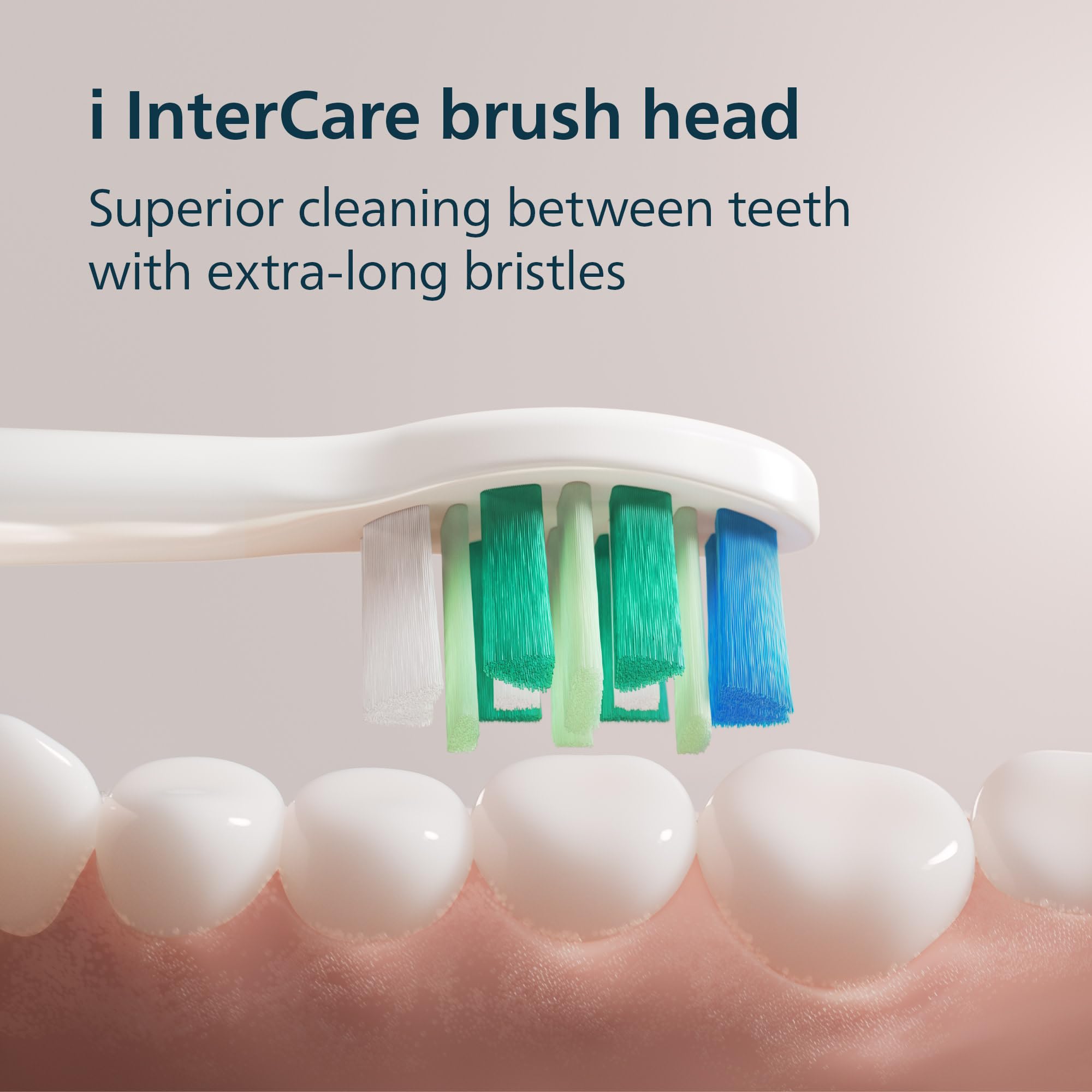 Philips Sonicare Spazzolino elettrico serie 3300 - Spazzolino sonico con 2 livelli di intensità, funzione EasyStart, SmarTimer e QuadPacer, autonomia di 14 giorni, nero, modello HX4022/92