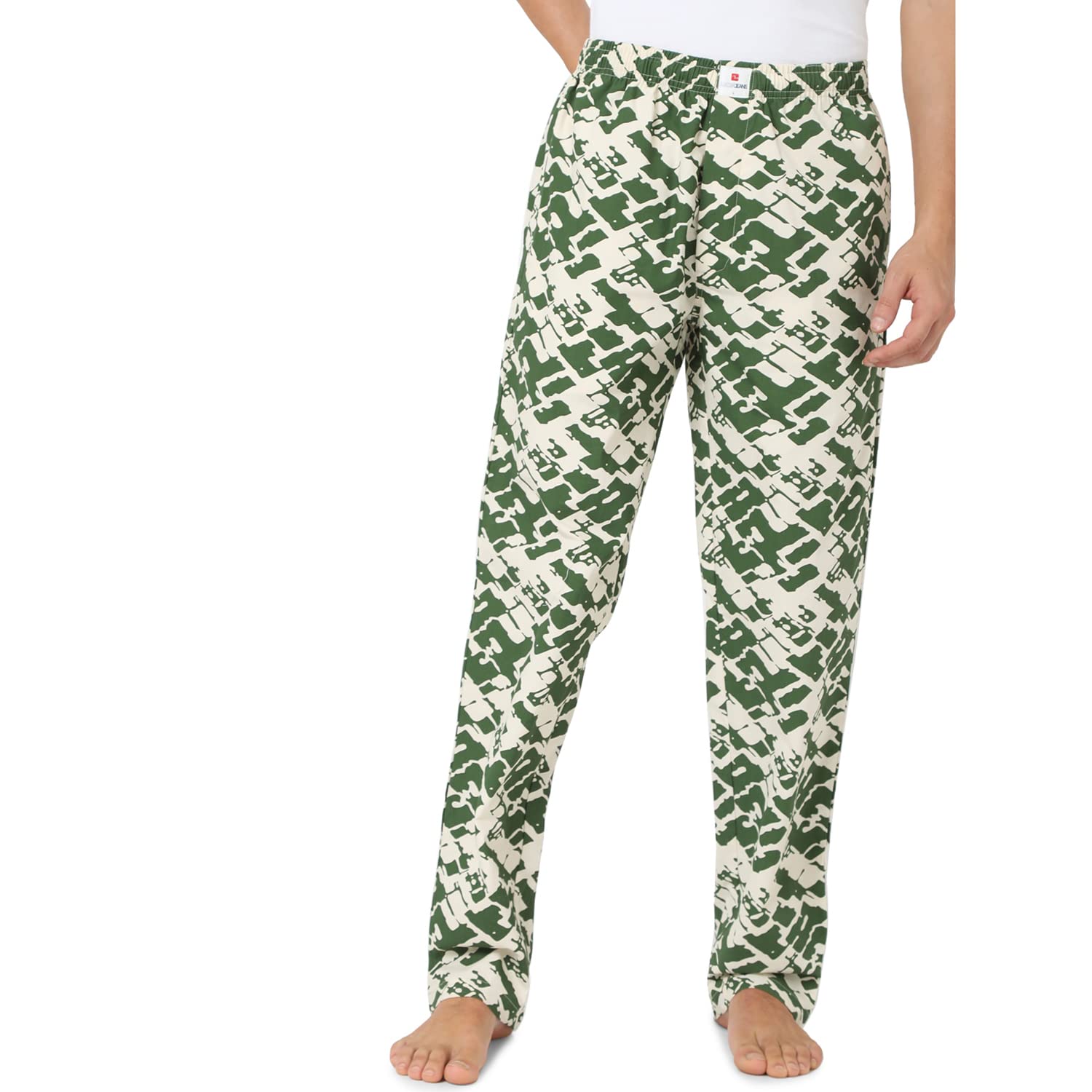 underjeans Men Black/White Cotton Pyjama-picture-17