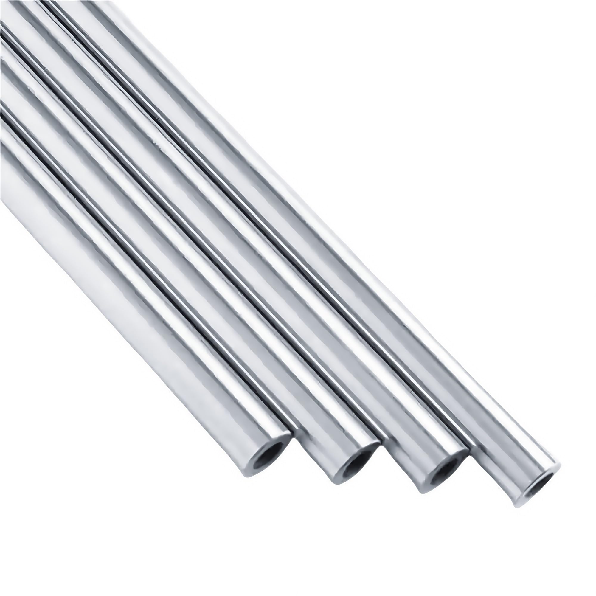 Tube rigide en cuivre métallique, refroidissement par eau, chromé TG12 TG14 TG16, tube creux en métal, longueur 49 cm, 1 pièce(14mm)