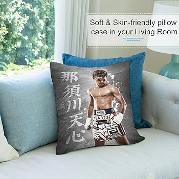 Amazon｜那須川天心 抱き枕カバー クッションカバー 正方形 40cm