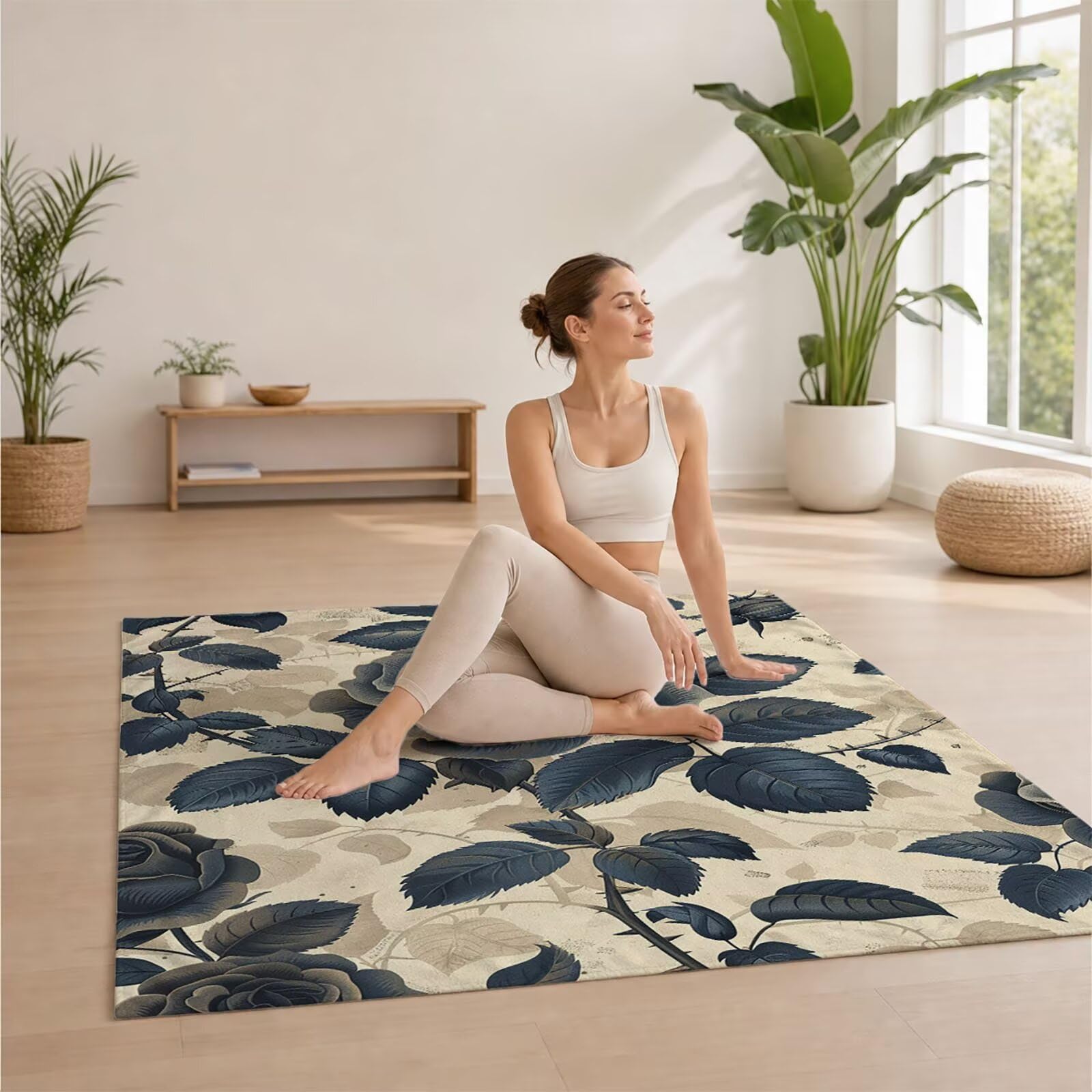 Gris Toalla Playa 220 x 160 Resistente a la Arena Secado rápido Ligero, Toalla Playa Grande 160x220cm Suave Cómodo como Gym Yoga Sauna Toallas Baño Grandes Exterior Travel Essentials Flor XTLS-6421