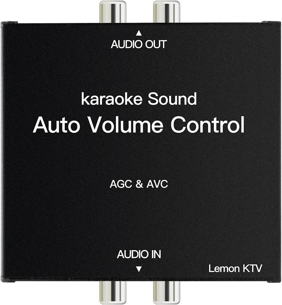 LEMONKTV Auto Volume Control Device, Auto Gain Control Device for Karaoke Machine, Media Player