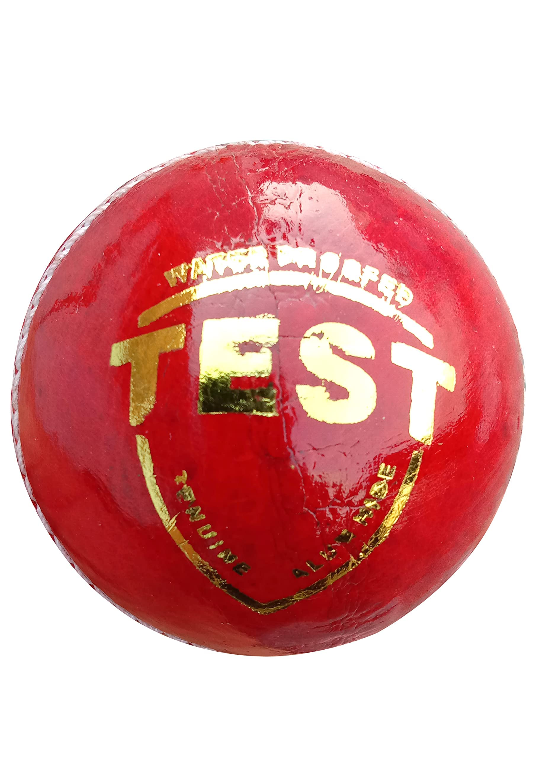 Test Leather Cricket Ball Cricket Ball Match Cricket Practice Ball Swinger Ball for Outdoor Sports (Red)-image-8