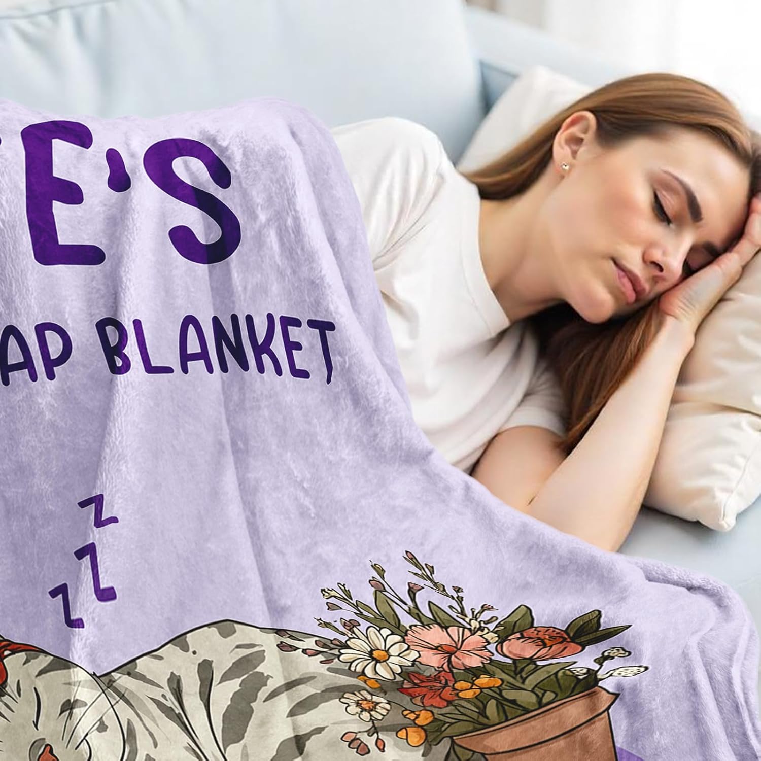 Valentines Day Gifts for Wife from Husband - Gifts for Her Blanket, Wife Birthday Gift Ideas, Funny Wedding for Wifey Women, Birthday Valentines Mothers Day Present for Her 60"X 50" - Image 5