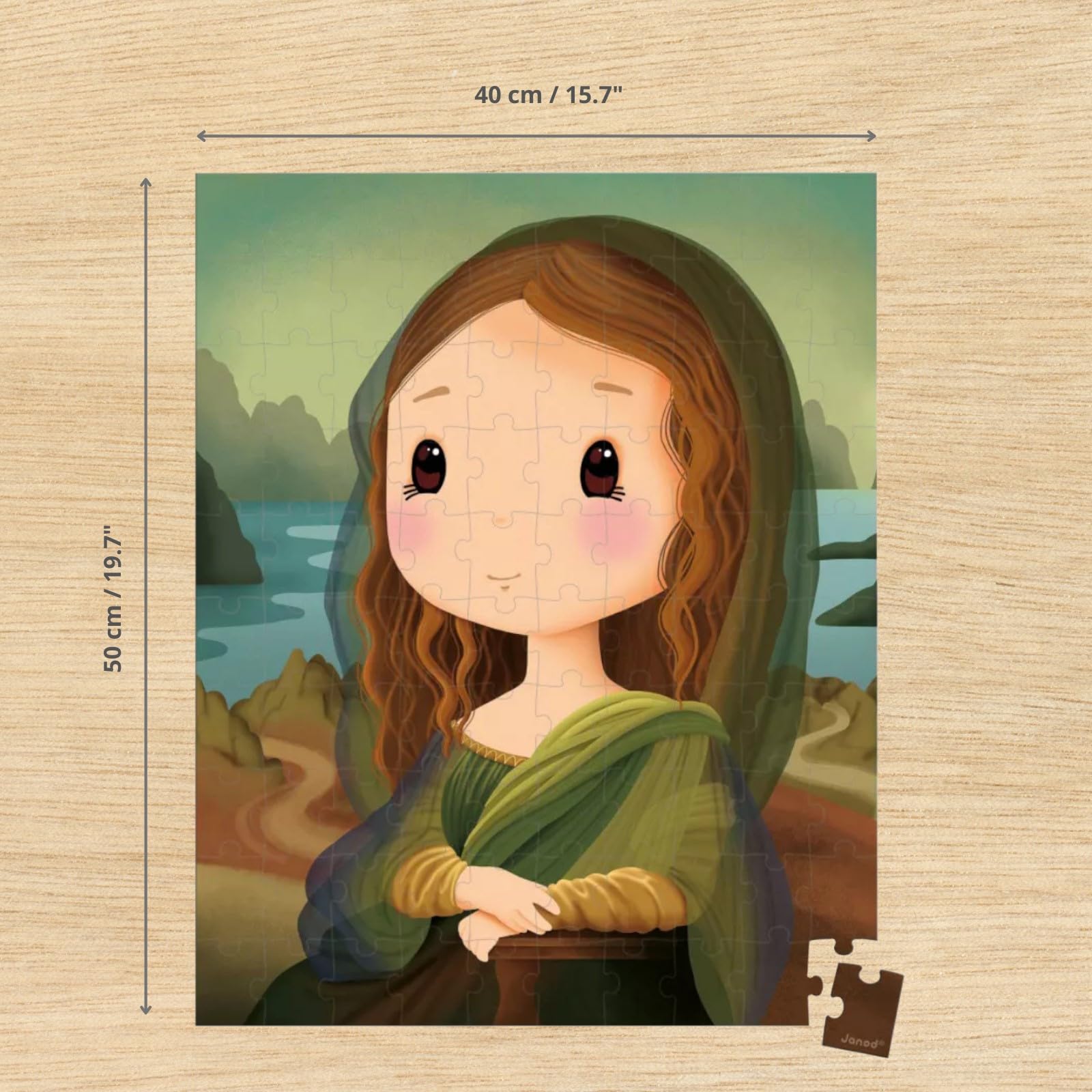 Amazon.com: Janod 100 Piece Children's Jigsaw Puzzle Inspired by
