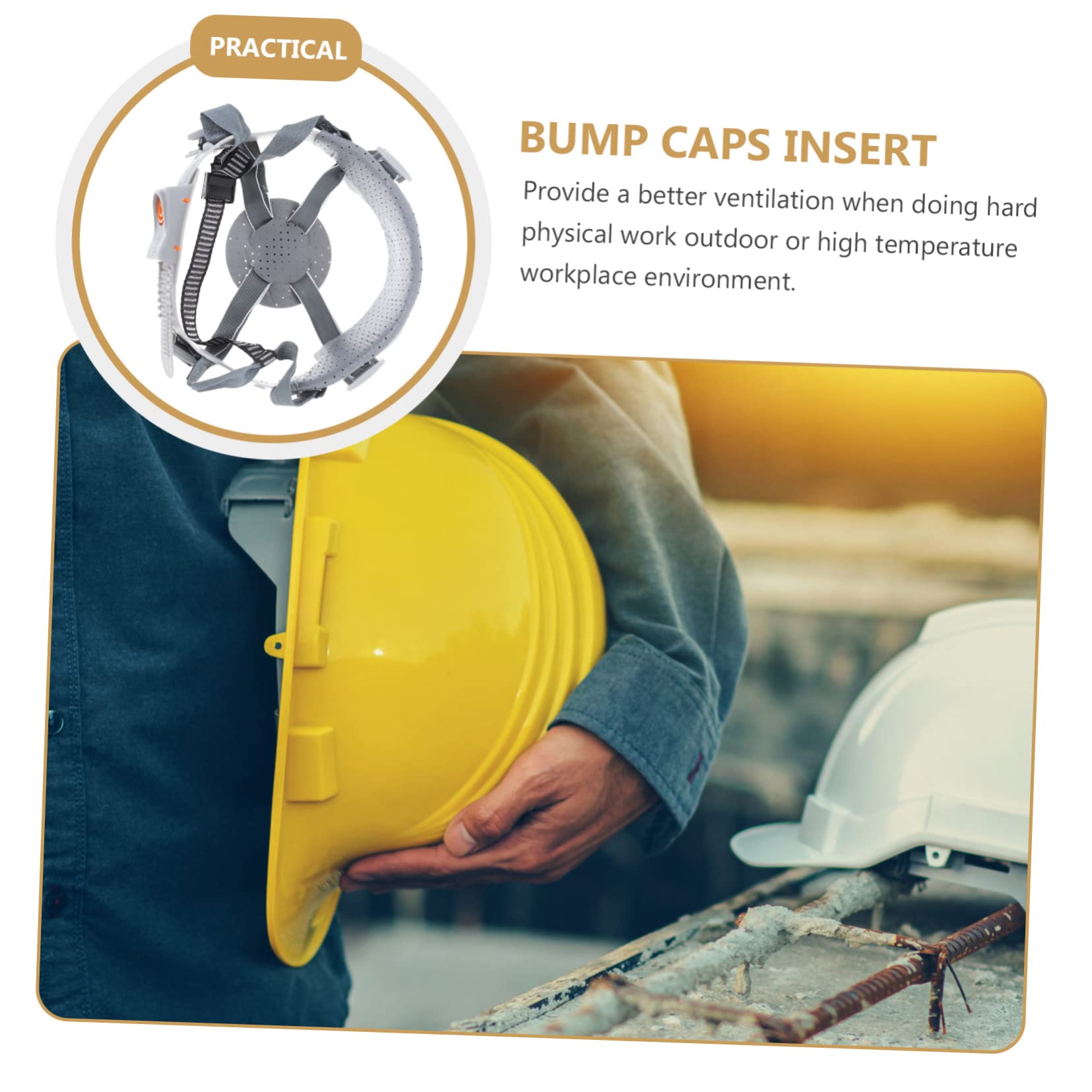 DOITOOL 6 Stück Helmfutter Für Herren Kappen Und Hüte Schutzhelme Für Herren Schutzhelm-Einsatz Für en -Einsatz Sombreros para Hombres -Einsatz