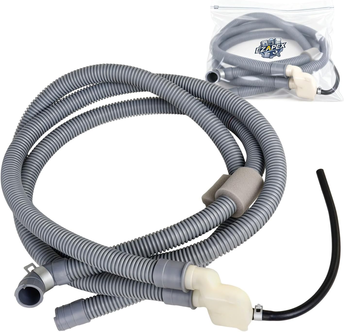5215ER2002G Upgraded Washer Drain Hose Compatible with LG, for Kenmore Washing Machine Replace for AP4457291 5215ER2002Q 5215ER2002E 5215ER2002N 5215ER2002S AEM73773301 EA3527325 PS3527325