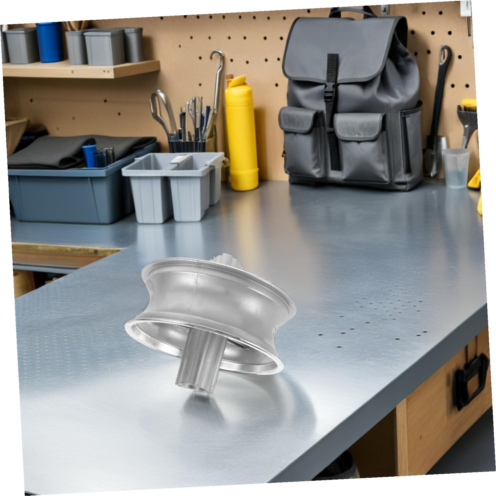SOLUSTRE 47 Jante Arrière pour Mini-moto Jante de Roue Aluminium pour Stabilité Accrue Adhérence sur Différents Terrains
