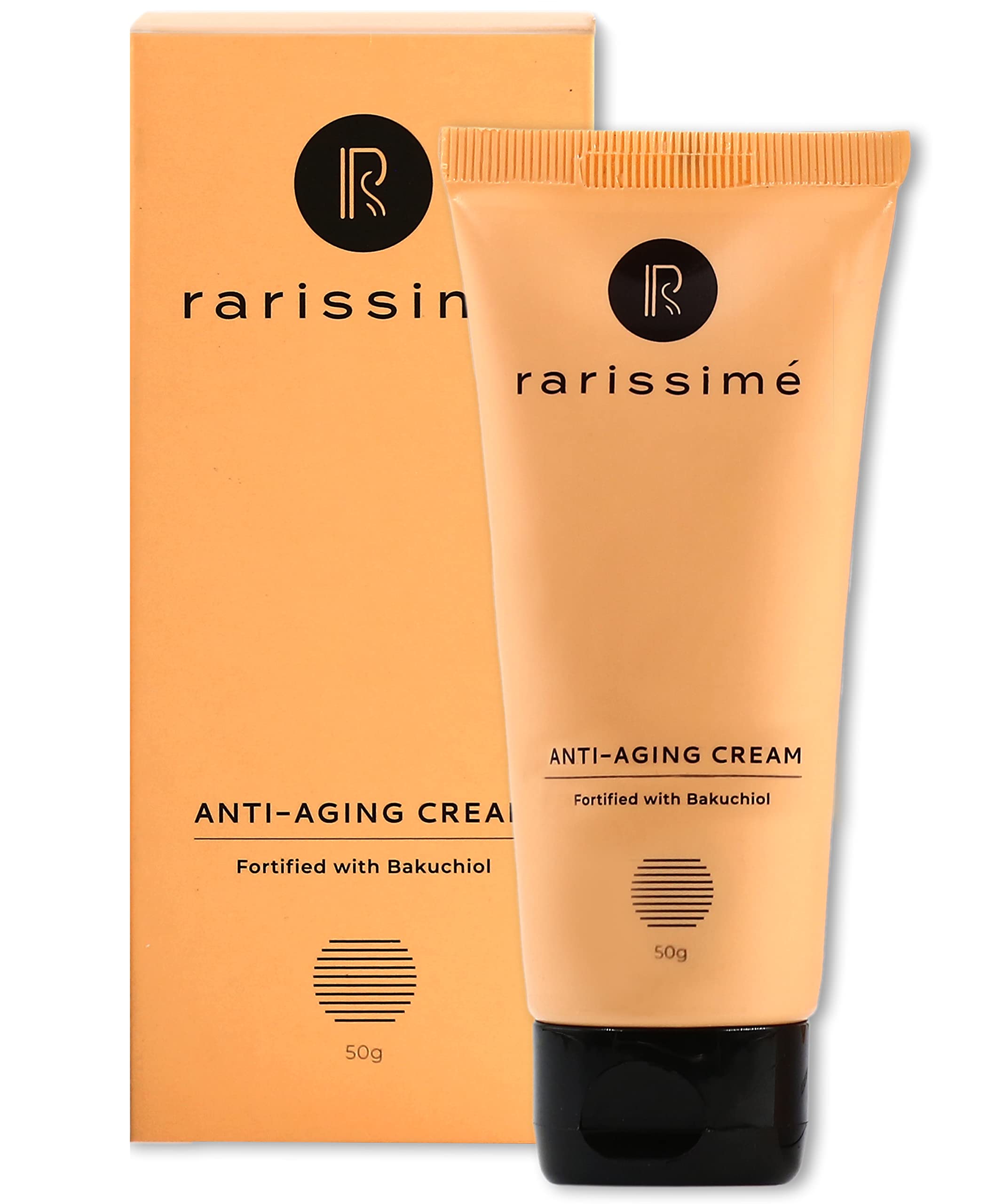 Rarissime Anti-Ageing Night Cream with Bakuchiol and Niacinamide. Reduces Fine lines and Wrinkles. Women and Men (50 gms)