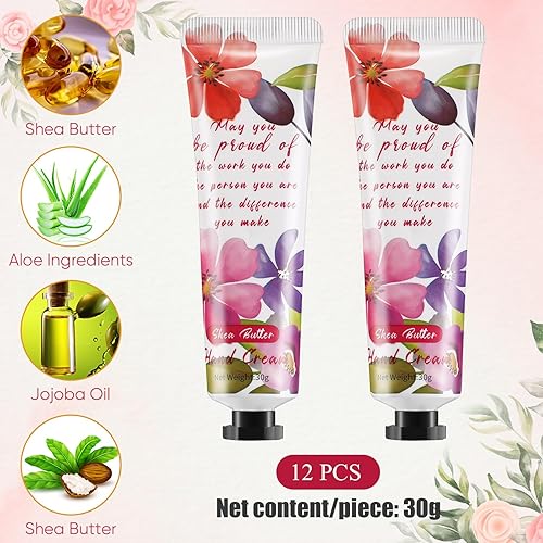 Miniatura 2 de Dansib Crema de manos a granel regalos para mujeres, regalos de agradecimiento para empleados, loción de manos, tamaño de viaje, mini crema de