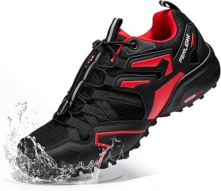 Men's Trail Running Shoes Waterproof Hiking Sneakers
