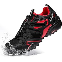 FENLERN Trail Running Shoes for Men Waterproof Lightweight Non-Slip Outdoor Hiking Trekking Sneakers