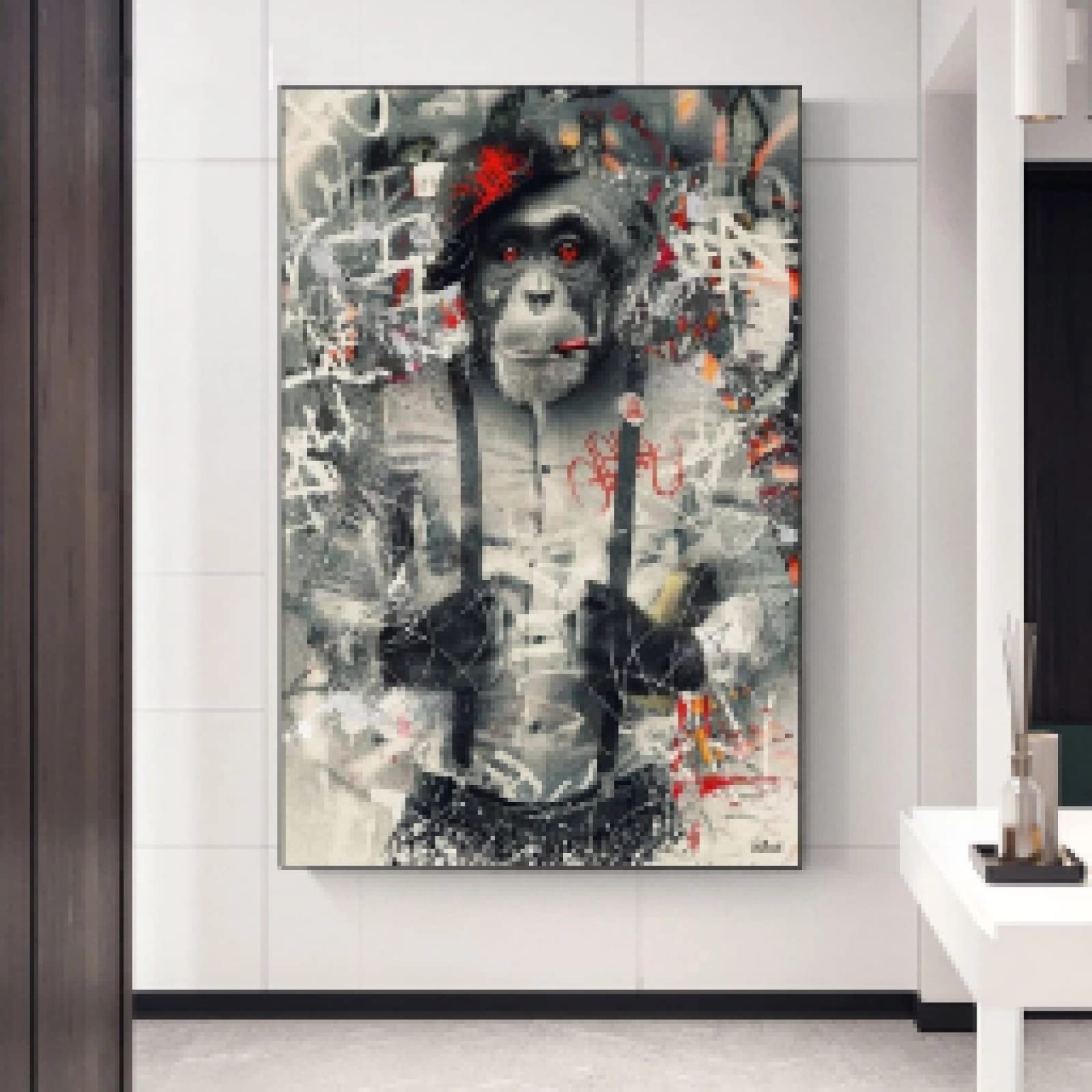 Scimmia Che Fuma Sigaro Wall Art Poster Scimmia Stampa Sigaro Stampa  Scimmia Che Fuma - Italia, image size:1600x1600