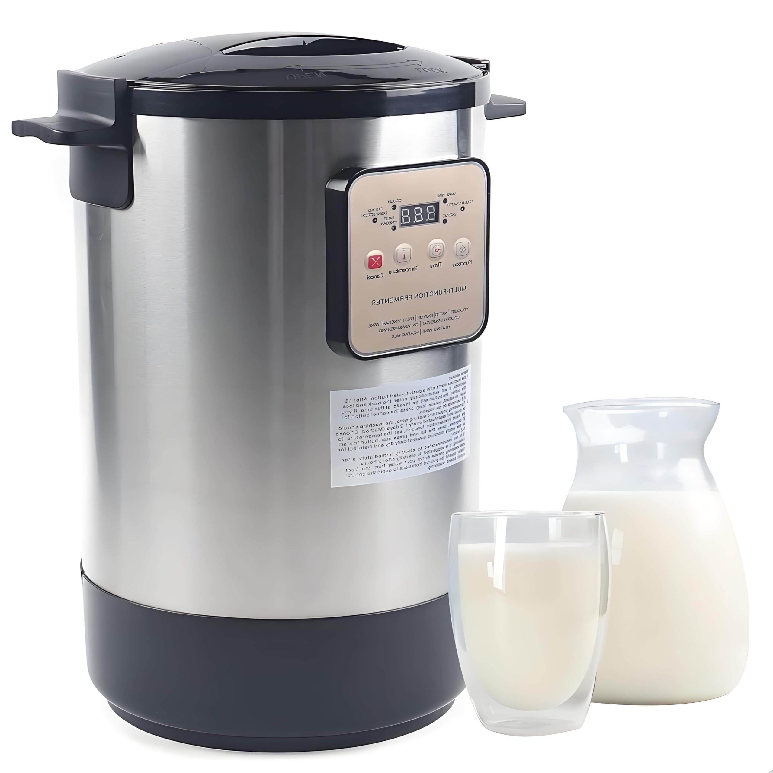 GUTYGIO Commercial Multi-Function Fermentation Machine, 12L Fully Automatic Yogurt Maker, Machine Automatic Intelligent Control Sweet Wine Maker for Restaurants Cake Shop Home