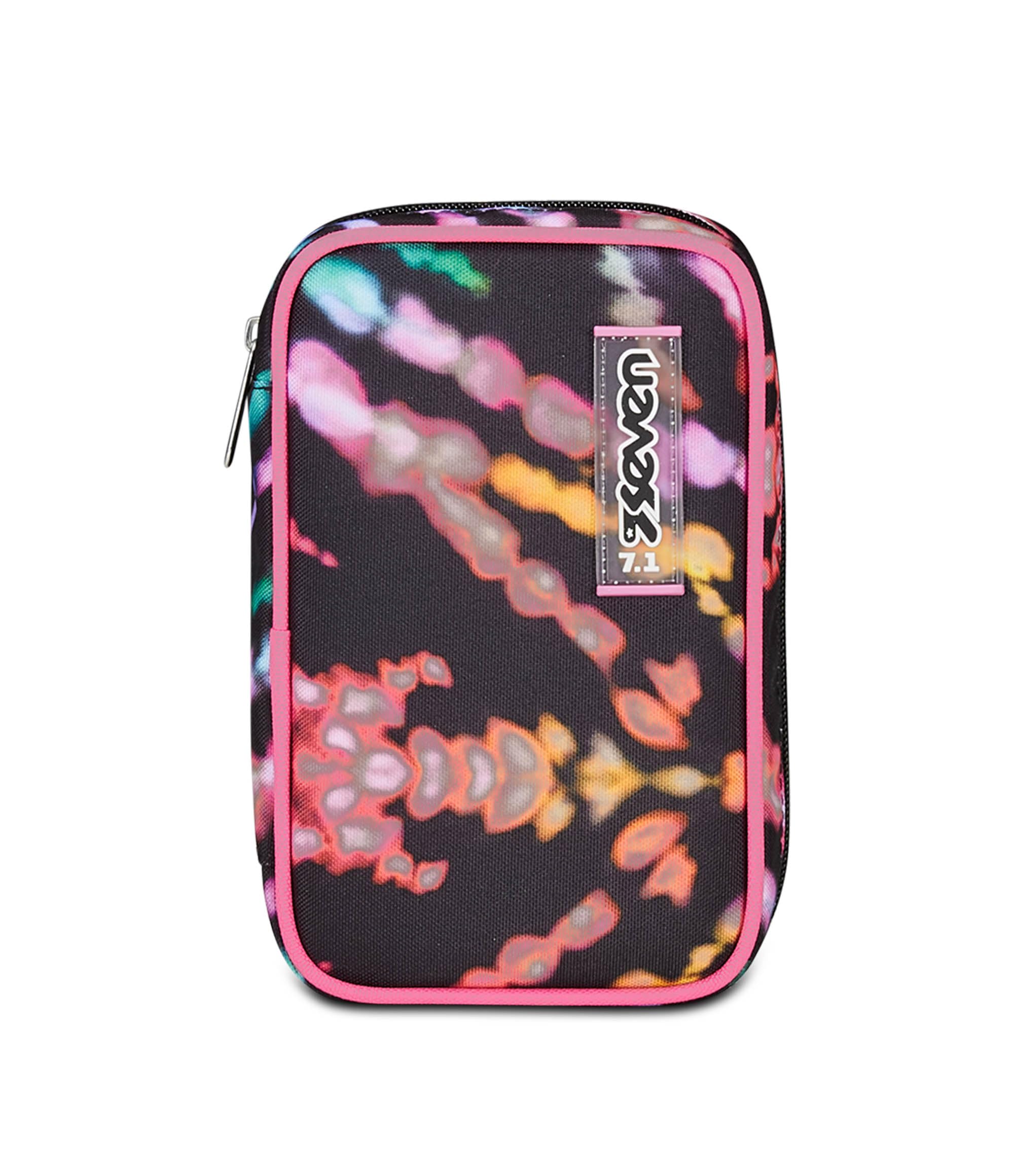 Seven Astuccio Scuola Speed Case, Nero Fucsia, Multi-Shade Girl, Portapenne Mono Scomparto Con Plance Amovibili e Penne, Matite, Colori, Accessori Zaino, Elementari, Medie, Bambina