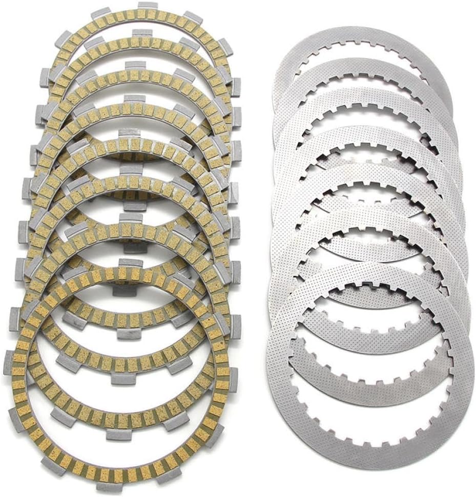 Clutch Friction Disc Plate Kit 21441-37400 21442-37400 21442-37401 Compatible With Automotive Motorcycle Parts GR650 GR 650 D XD For Part Number 21441-37400 21442-37400 21442-37401