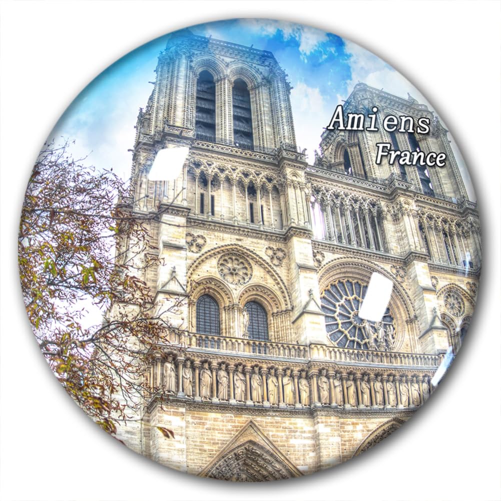 Afghanistan-0001 France Amiens Fridge Magnet Refrigerator Stickers Decorative Magnet Travel Souvenir Glass