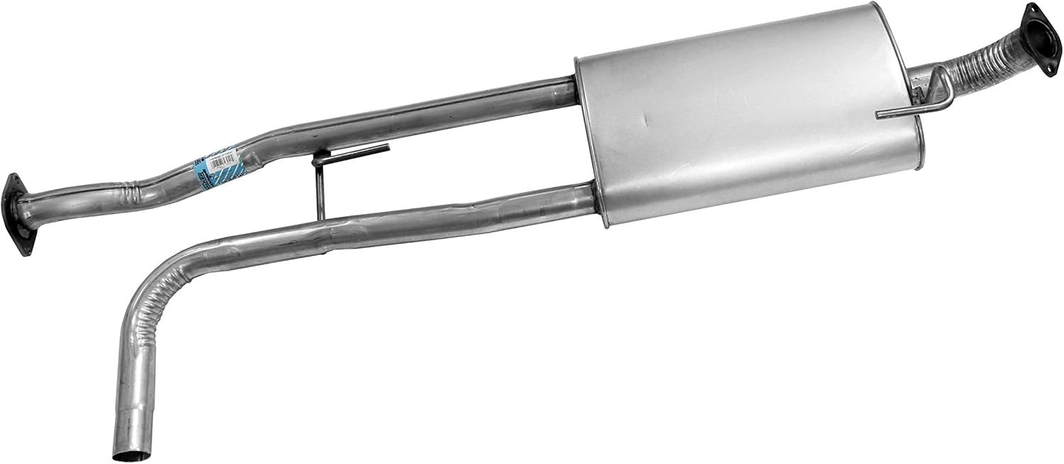 Walker Quiet-Flow SS 56249 Direct Fit Exhaust Muffler Assembly 2" Inlet (OD) 2.5" Outlet (OD) for Nissan Armada