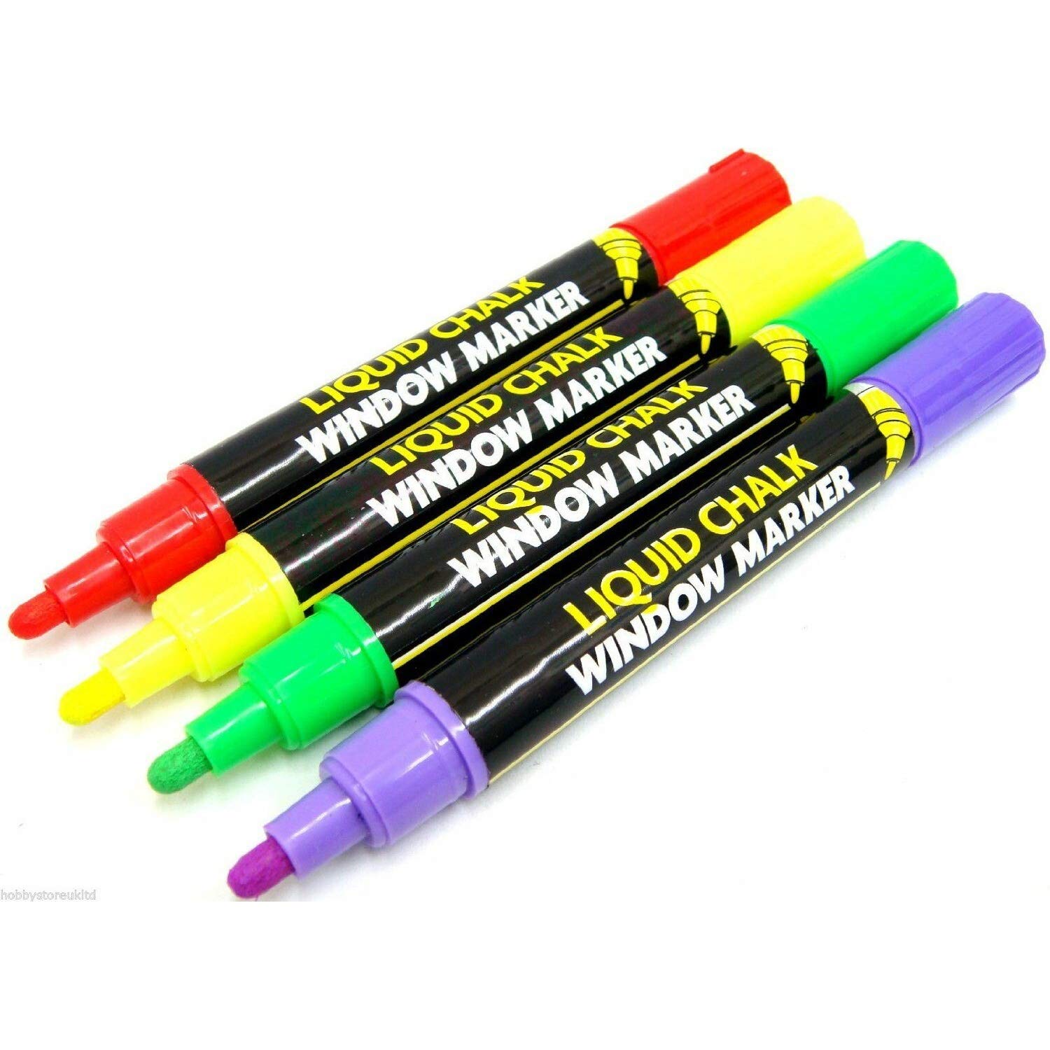 Window Marker Coloured 4pk