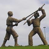 Fighting Nguni Stick Fighting