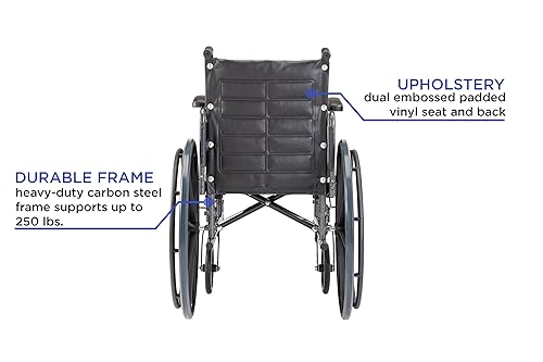 Miniatura 4 de Invacare Tracer EX2 Silla de ruedas para adultos plegable estándar de 16 pulgadas, reposapiés y brazos completos
