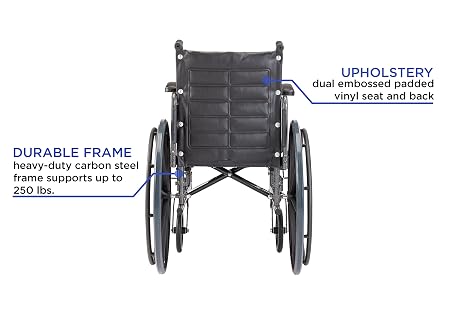 Invacare Tracer EX2 Wheelchair for Adults | Standard Folding | 16 Inch Seat | Desk Arms
