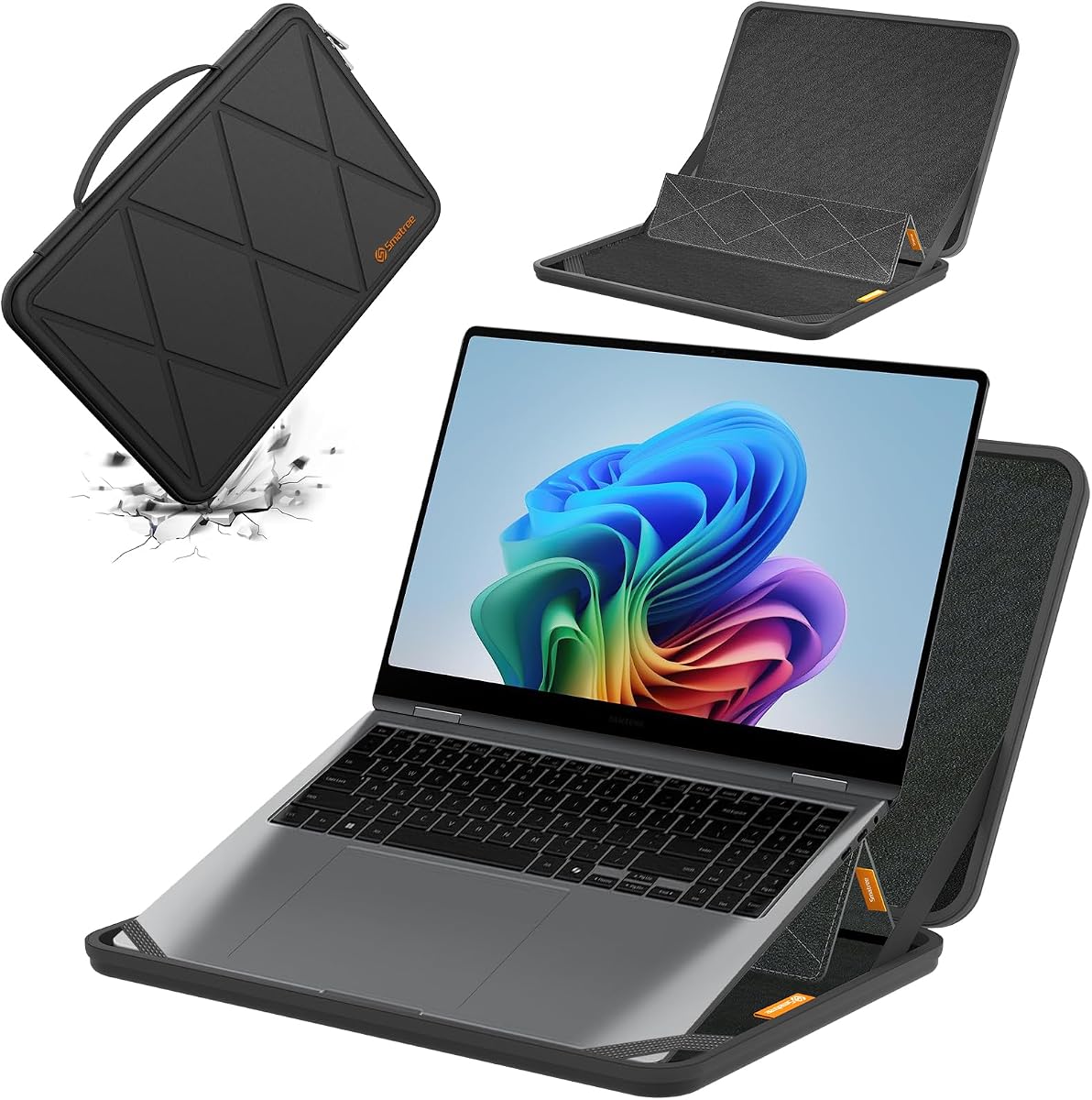 Smatree MS89T Hard EVA Case with Stand for 16" Samsung Galaxy Book 6 Pro | Compatible for 16" Samsung Galaxy Book6 Pro/Ultra, Book5/4/3 Pro 360, Book4/3 Ultra
