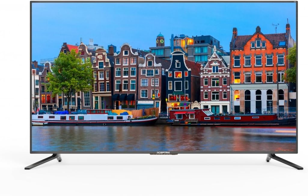 Sceptre 65 Inche 4K UHD LED TV 3840x2160 MEMC 120 Ultra Thin HDMI 2.0 Upscaling U658CV-UMC, 2018