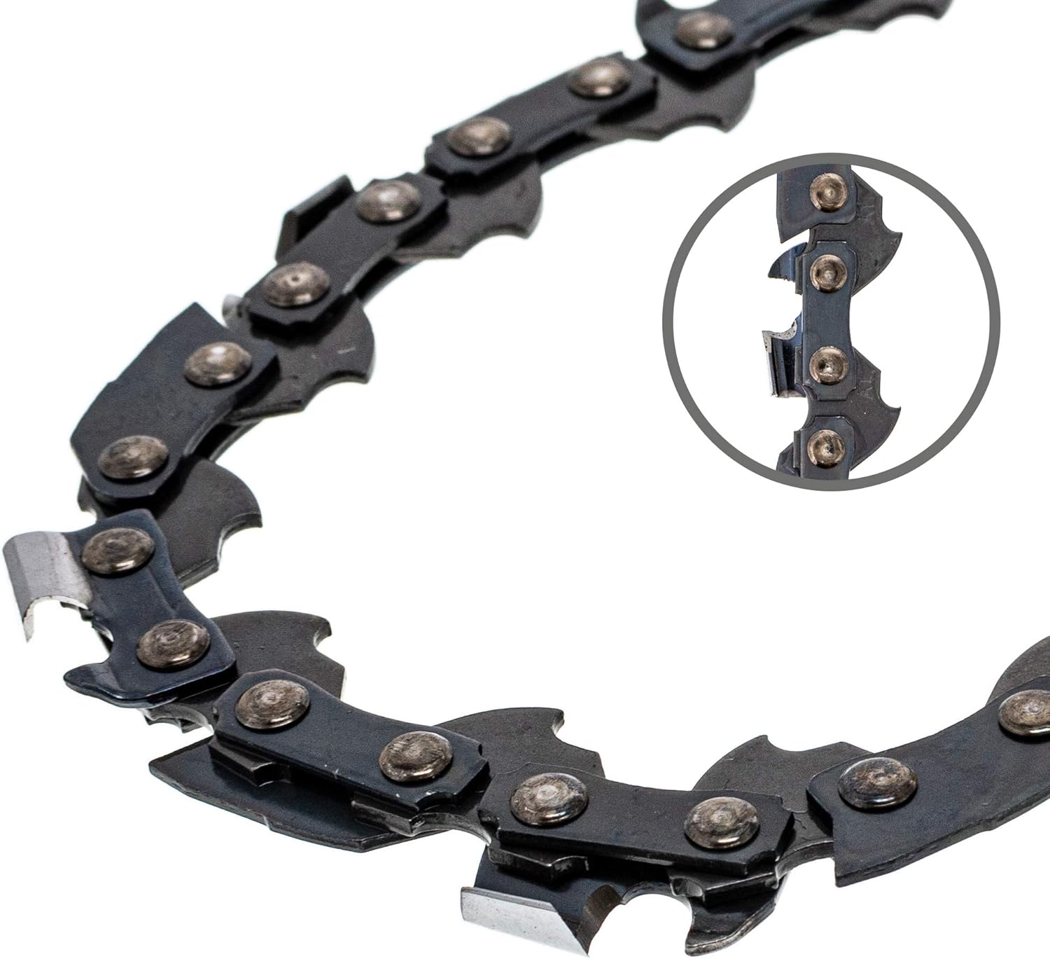 8TEN Chainsaw Chain for Poulan 230 Wildthing Jonsered Husqvarna 18 inch Bar .050 Gauge 3/8 Pitch 62 Drive Link 5 Pack