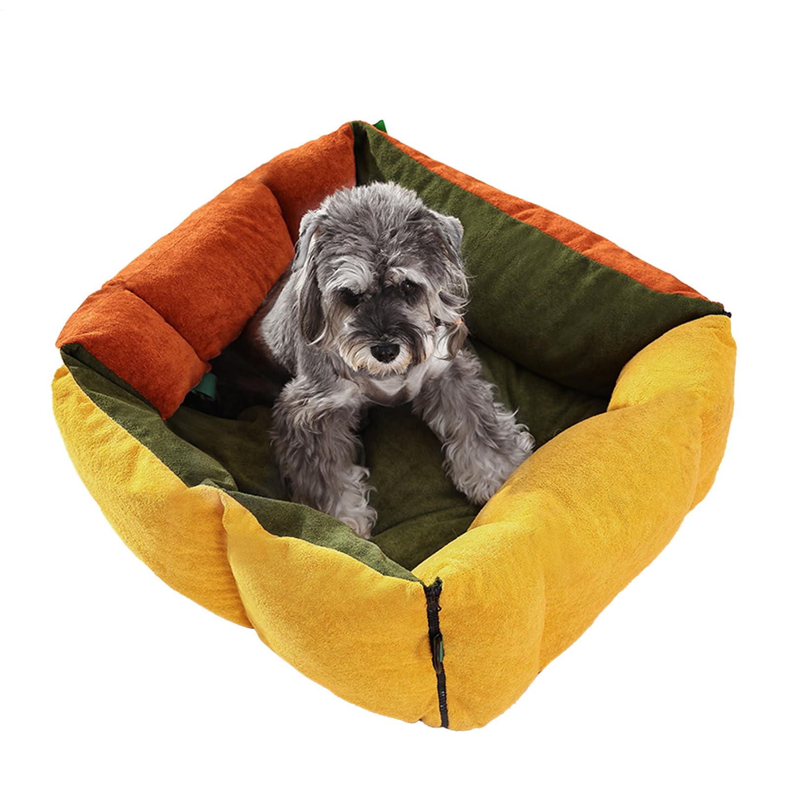 Welpen Autositz 2-in-1 Weiches Haustierzubehör Mit Taschen Und | Kleine Hundetransportbox Für Reise, Auto, LKW, Vorne Und Hinten, Täglichen Gebrauch, Welpe, Indoor Und Outdoor,