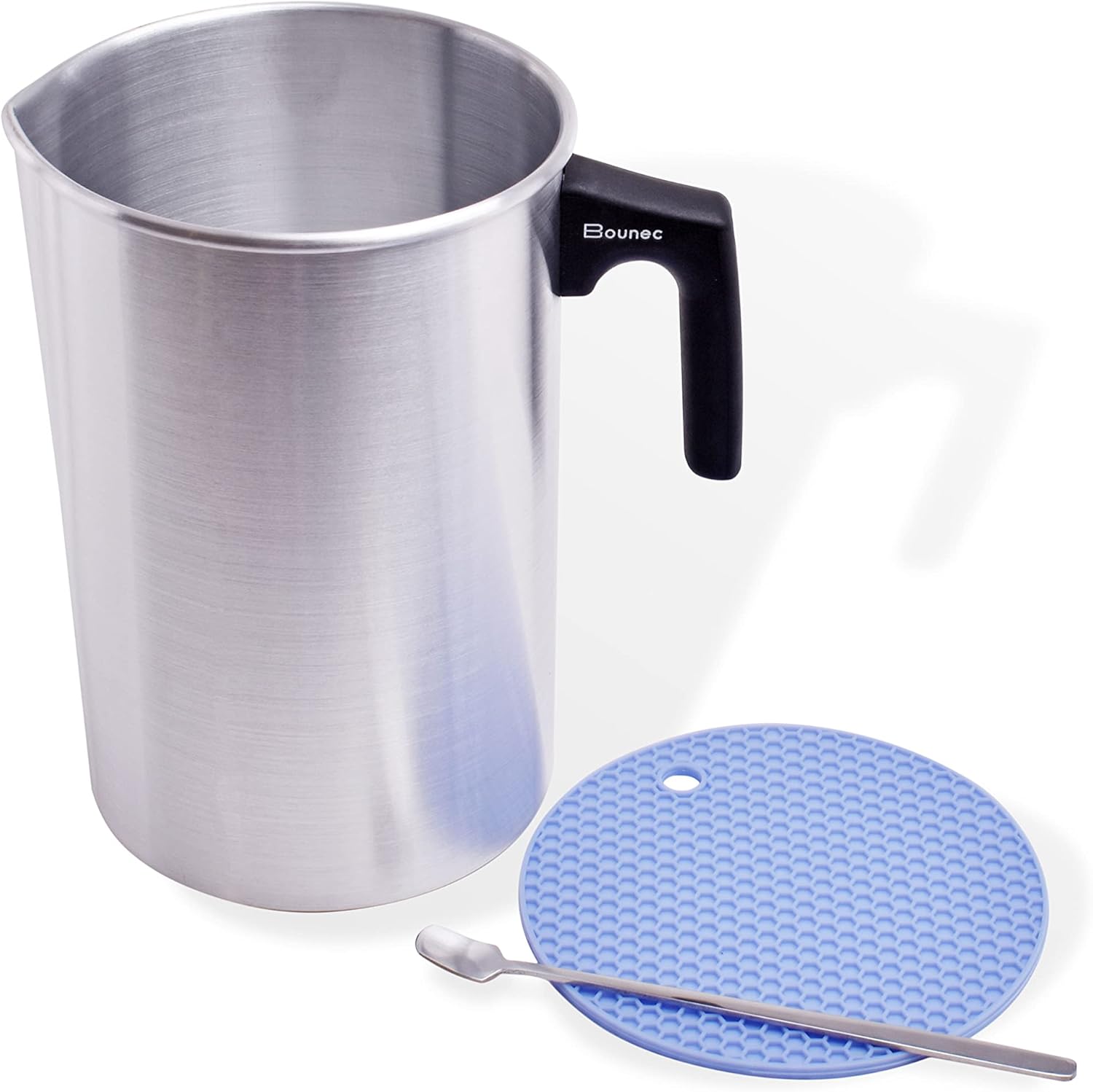 Bounec 4 Pounds Candle Making Pouring Pot, Wax Melting