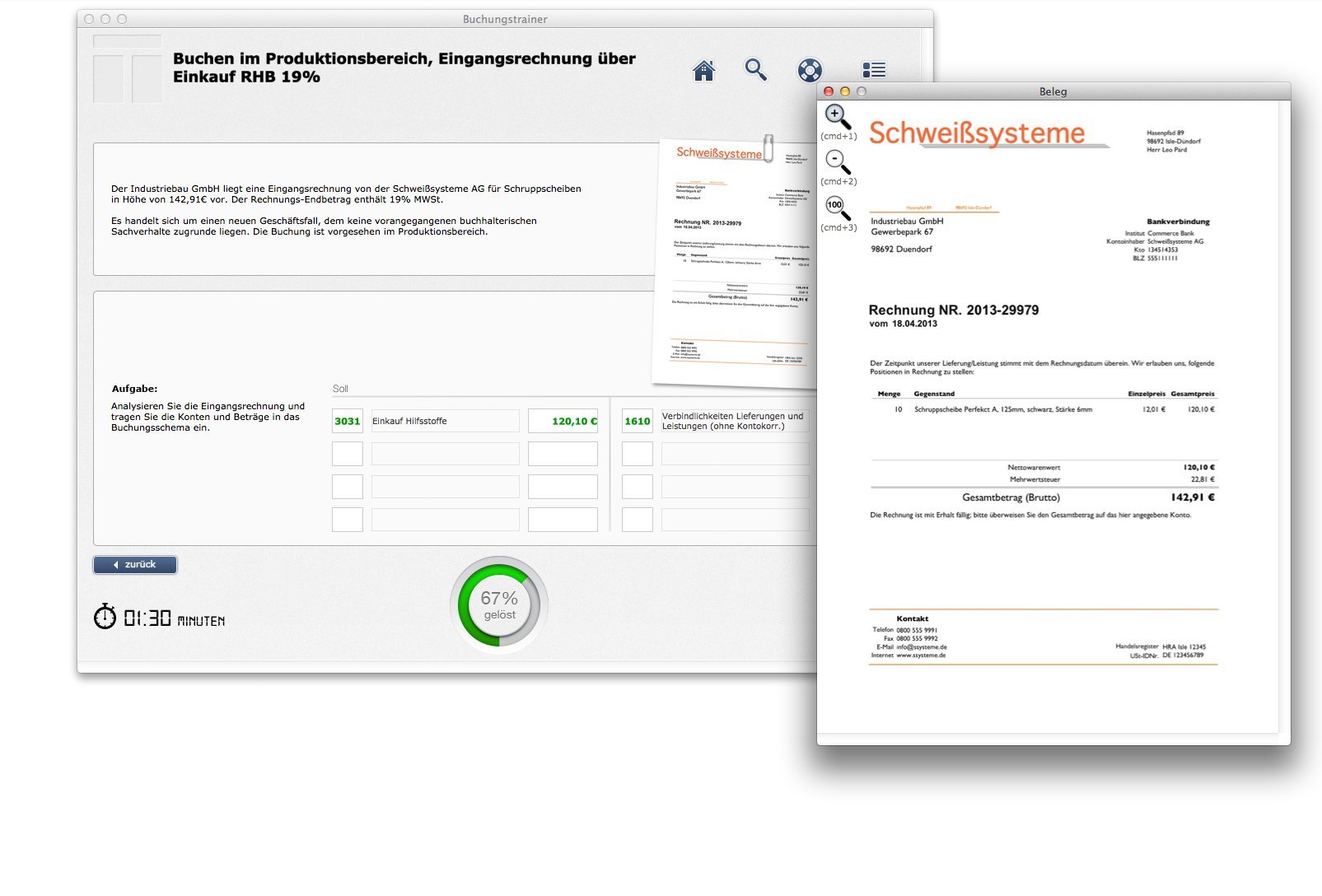Buchungstrainer Xpert Business Finanzbuchführung 1 2022: Interaktive Belegsammlung für Kursteilnehmer (Lernsoftware) 750 Belege SKR03 SKR04 Bundle