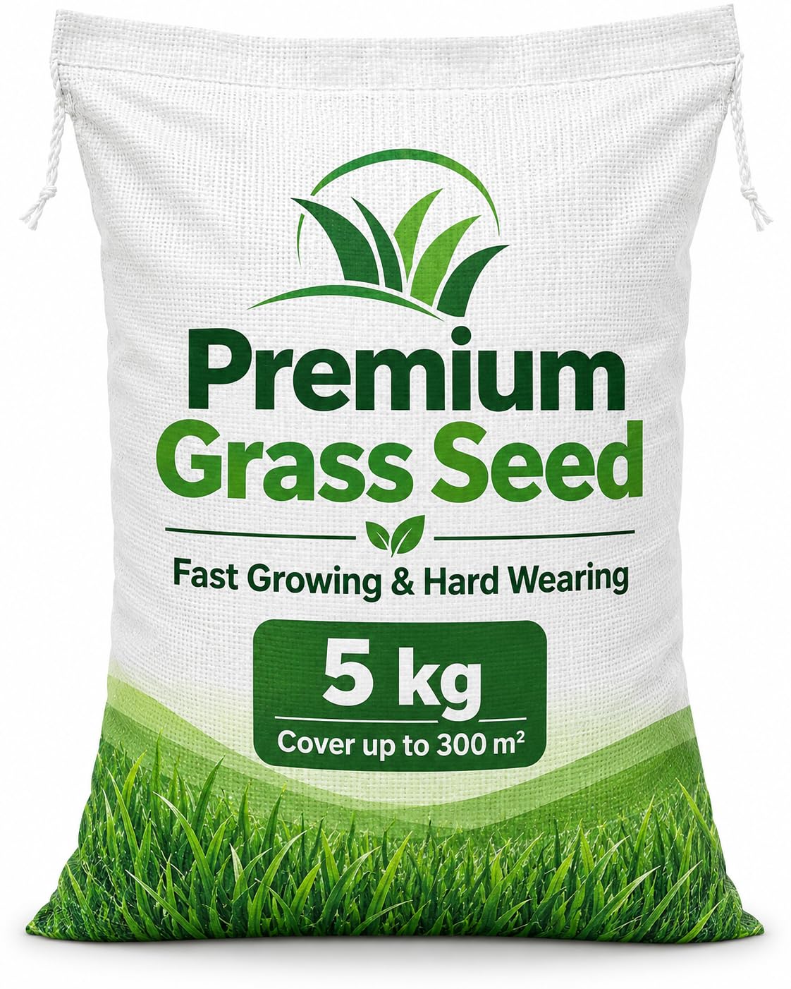 Fast Growing Grass Seed, Hard Wearing Lawn Seed, 5KG Fast Growing