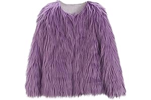 LHWEN Purple Faux-Fur Vest for Kids: A Stylish and Warm Winter Companion