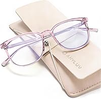 Vista 10 de ANYLUV Gafas de luz azul para mujeres y hombres, lentes de bloqueo de luz azul para mujer, anteojos de computadora antifatiga ocular
