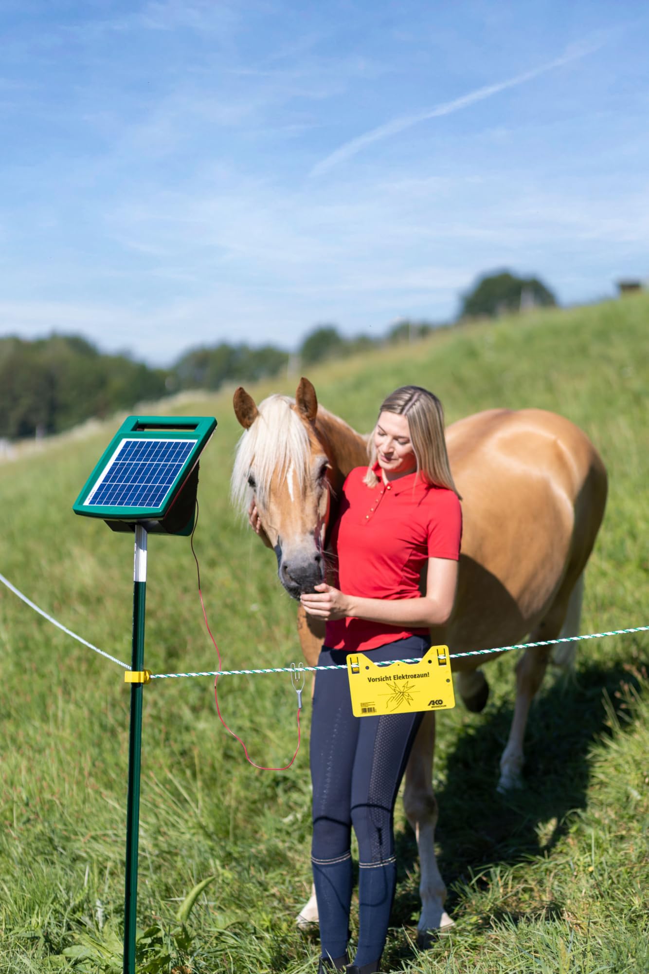 AKO SunPower S500 - Dispositivo Solare per recinzioni Normali Senza incrostazioni, Ideale per pascoli di Cavalli e bovini, Accessori per pascoli 372949