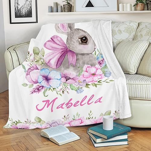 Miniatura 76 de Manta de bebé personalizada con nombre, mantas de bebé de elefante personalizadas para niñas, regalos de bebé, productos para bebés, mantas súper