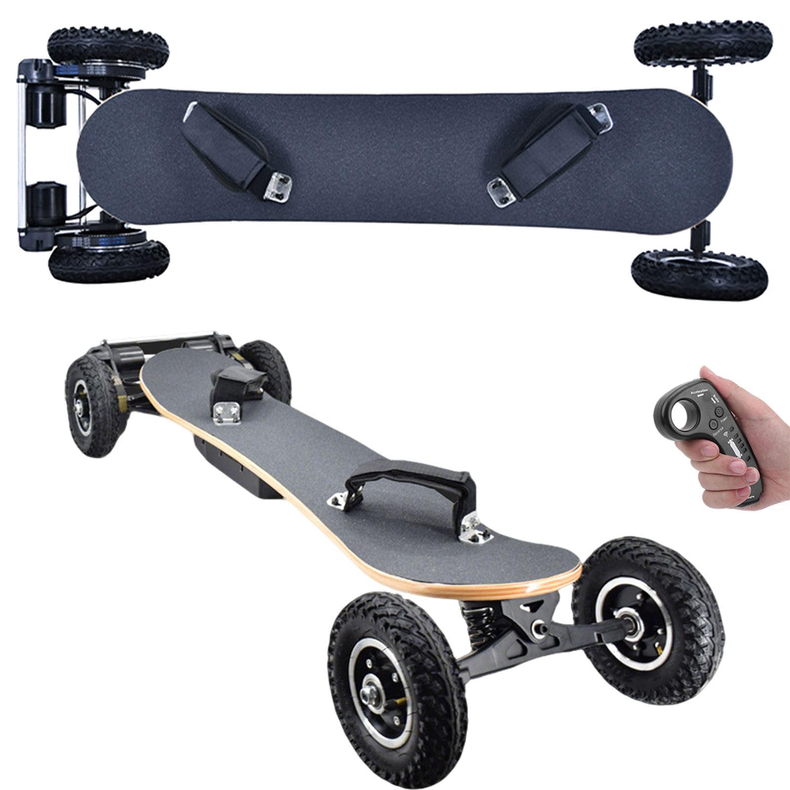 Longboard, Planche Tout Terrain électrique, Vitesse 40 km/h, Conception Solide pour Campus, Route et Utilisation Quotidienne Rounded-Corners