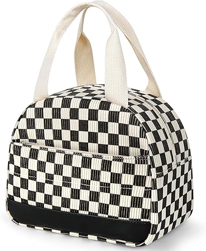 Miniatura 26 de Lonchera para mujer, bolsa de almuerzo aislada a prueba de fugas, bonita lonchera con gran capacidad, contenedor de almuerzo para el