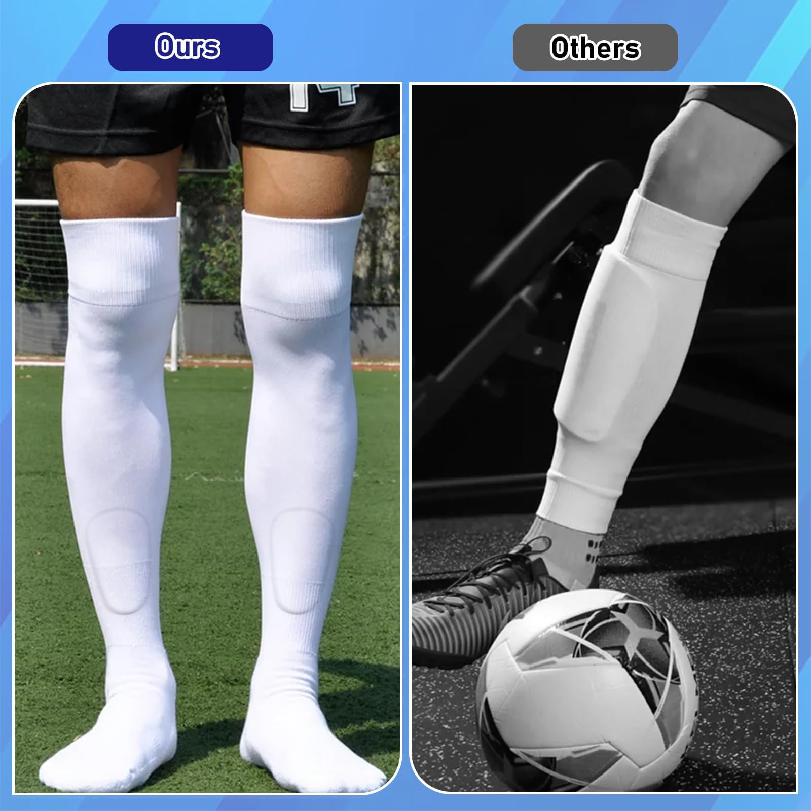 Mini Parastinchi Da Calcio Per Bambini 10x6 Cm – Leggeri E Resistenti, Con Sacchetto A Cura, Ideali Per Ragazzi E Ragazze (6-12 Anni)