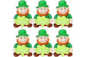 6 pcs St. Patrick's Day Leprechaun Plush Doll Toy