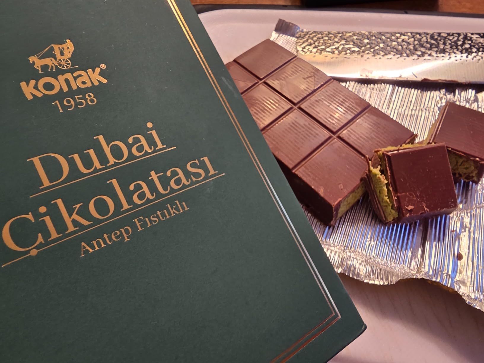 Dubai Chocolate Bar - Total of 14oz | 400g Premium Romania | Ubuy